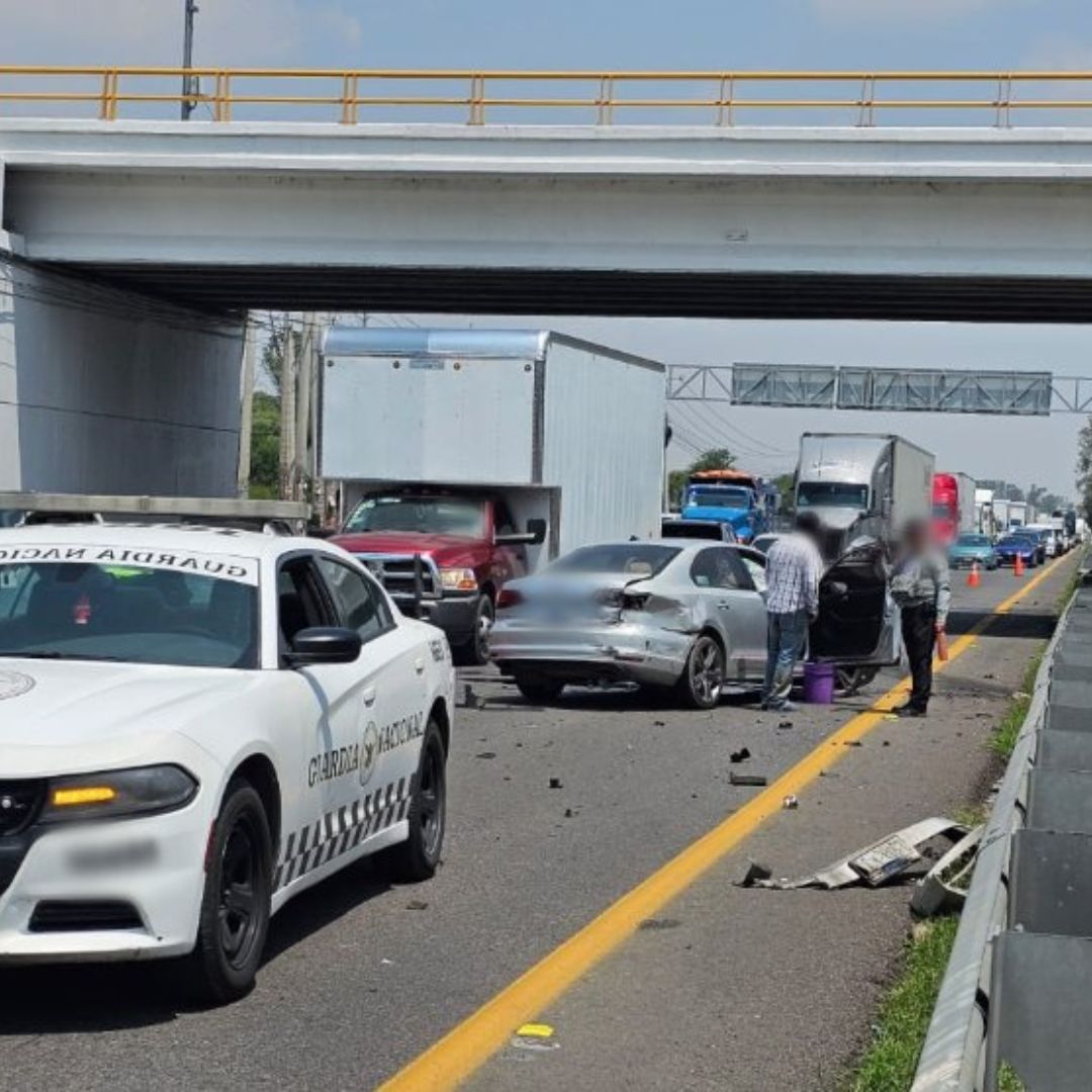 Accidente en la autopista México-Querétaro