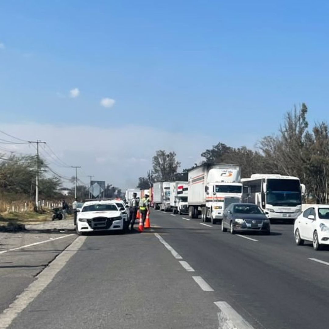 Accidente en la autopista México-Querétaro