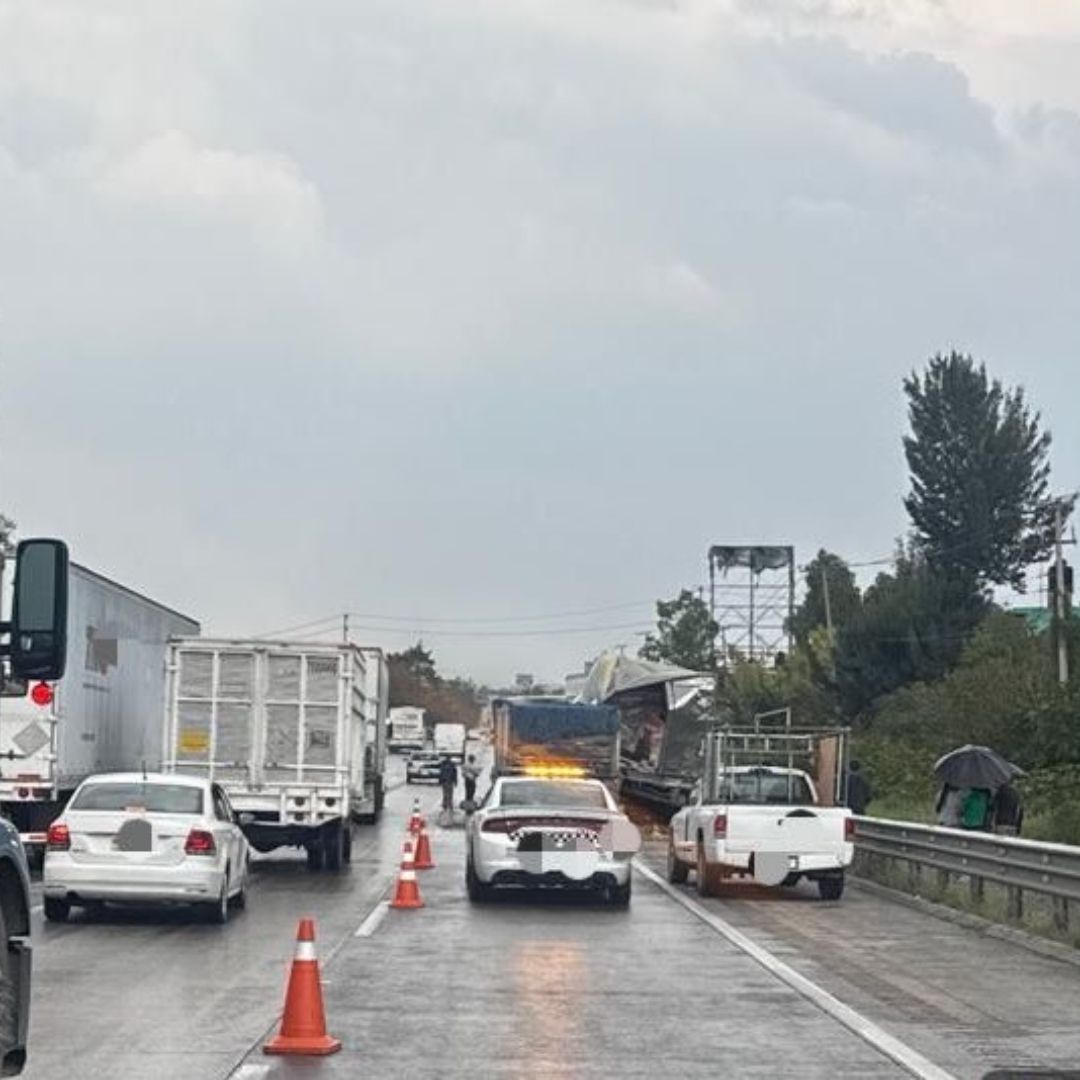 Accidente en la autopista México-Querétaro