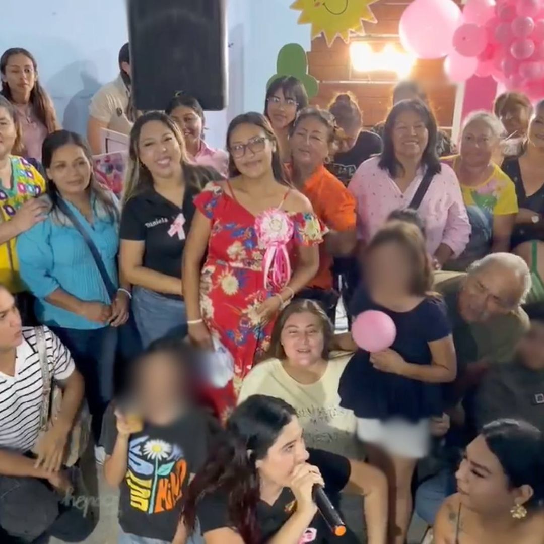 Usuarios de redes sociales acuden a festejar a embarazada tras ser plantada por sus invitados
