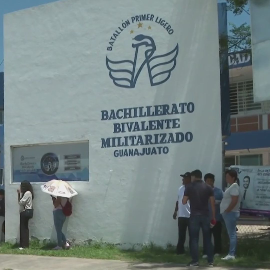 Instalaciones de Bachillerato Bivalente Militarizado en Guanajuato.