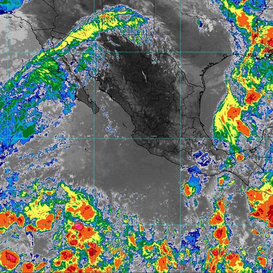Imagen de satélite de la República Mexicana el 28 de mayo de 2026.