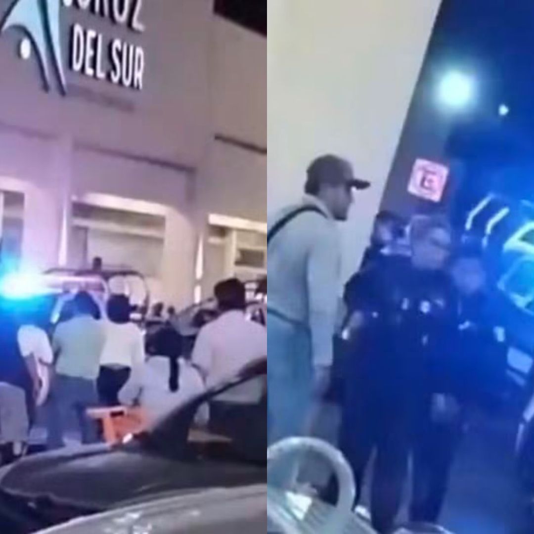 Policías llegaron minutos después del robo con violencia.