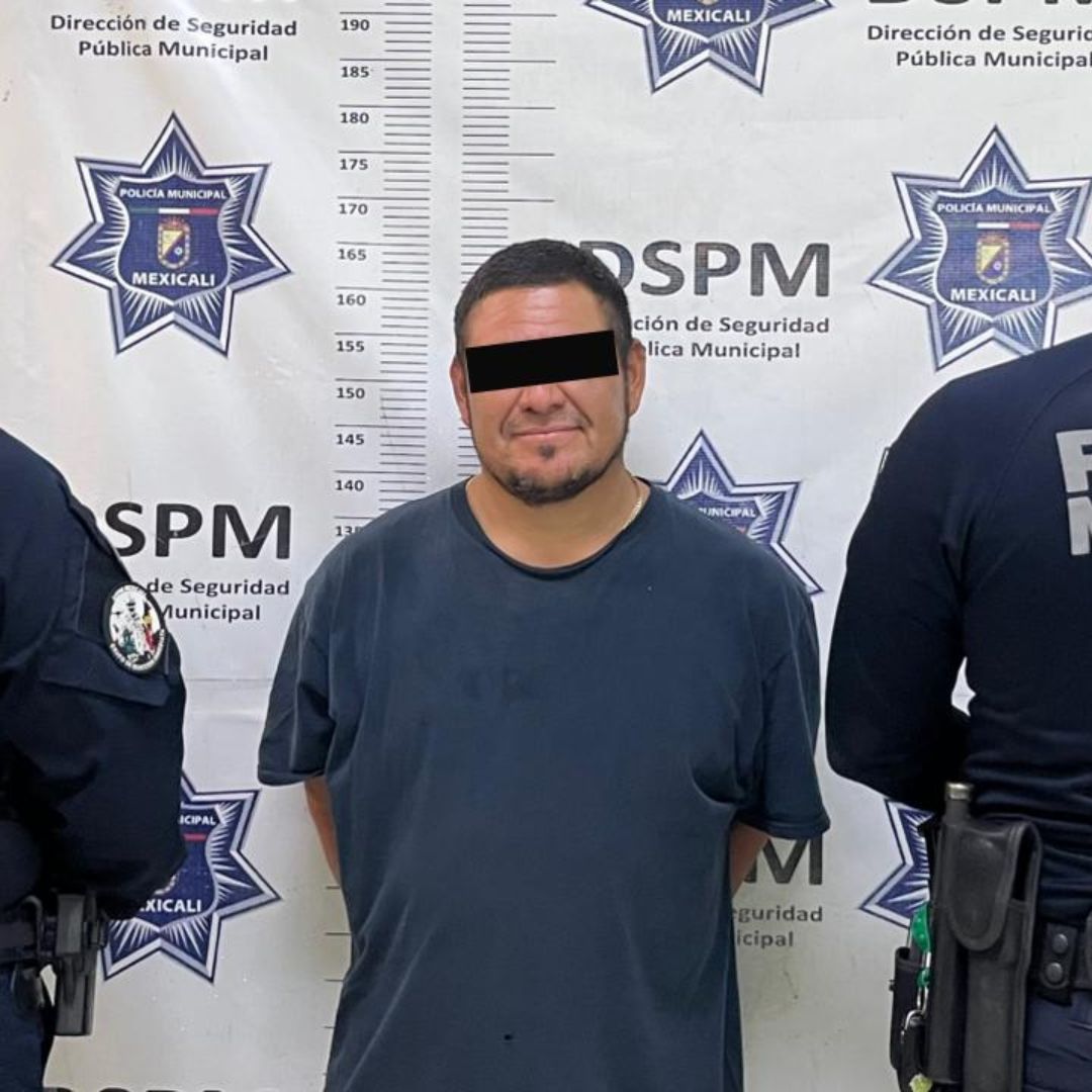 Detienen en Mexicali a Hombre Buscado por Presunto Homicidio en Estados Unidos