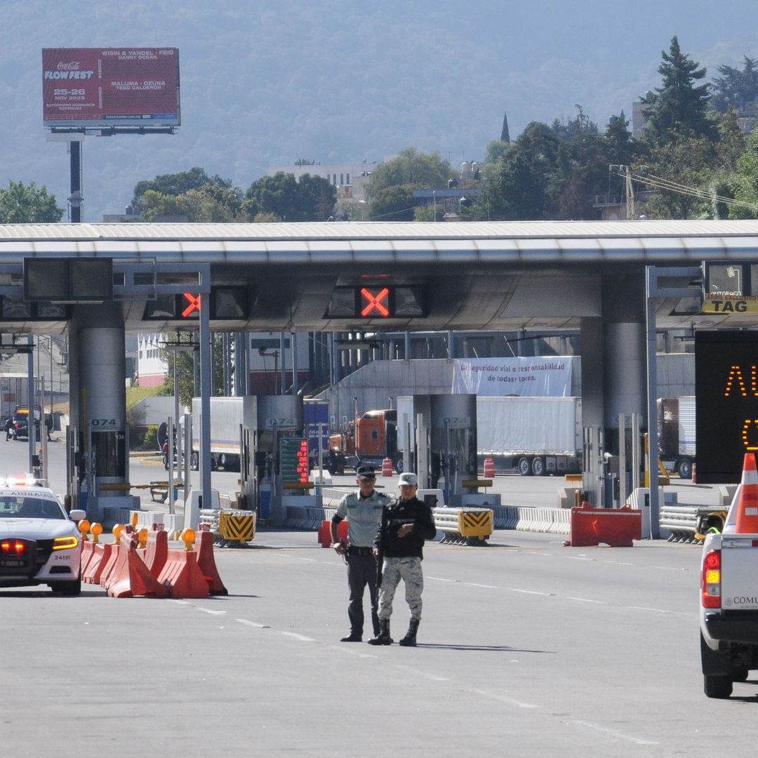 Bloqueo en la Autopista México-Cuernavaca