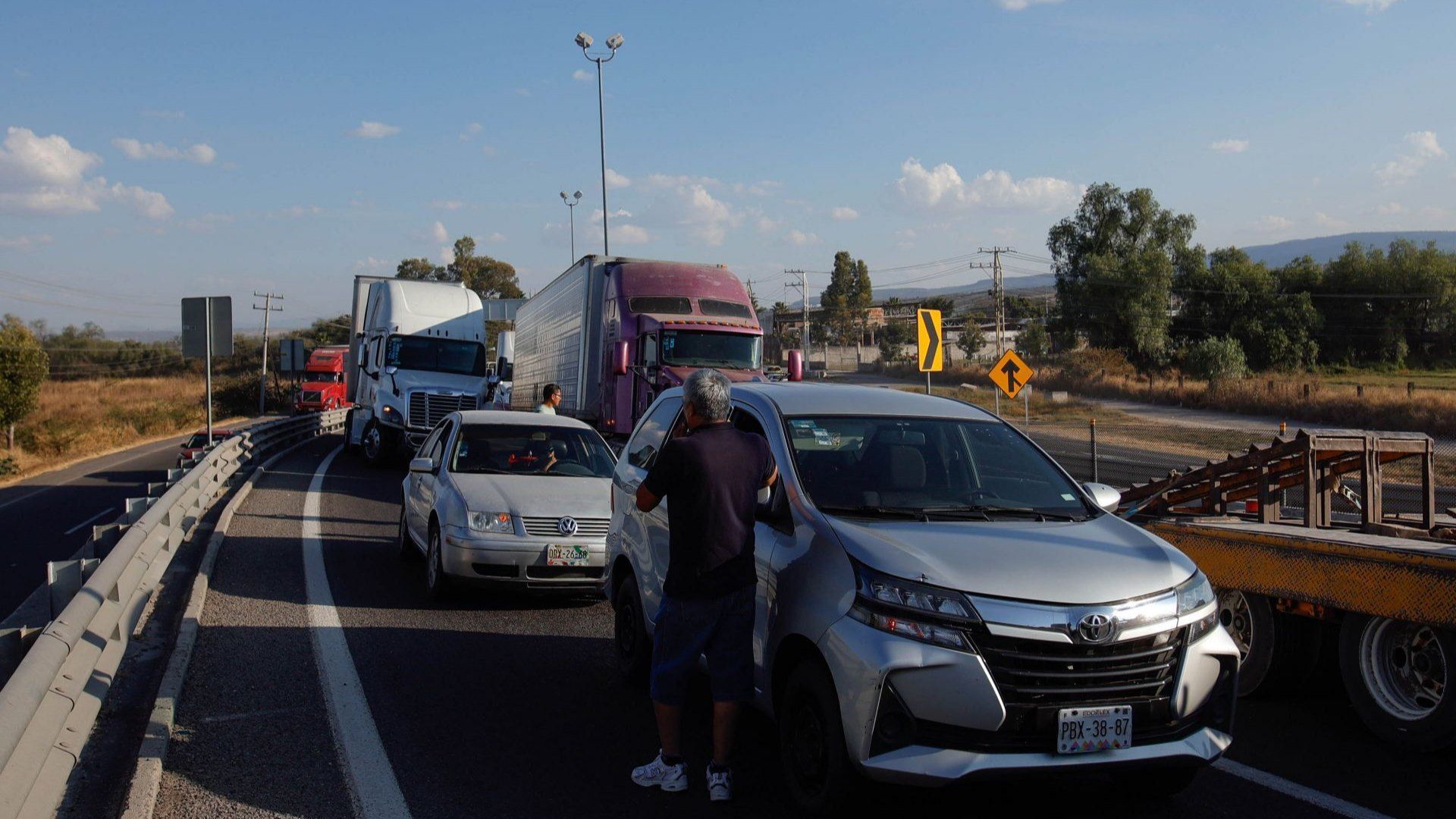 Bloqueo en carreteras