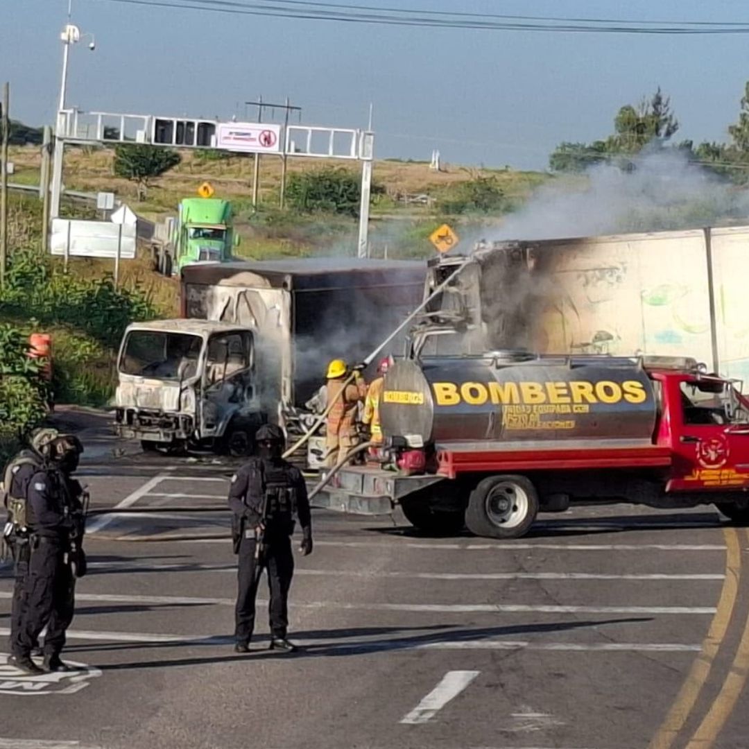 Una carretera de Michoacán.