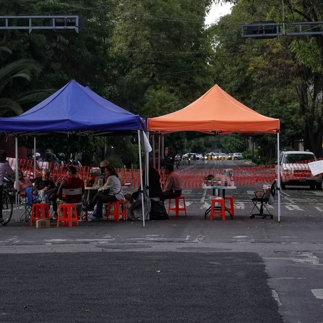 Bloqueo en calles de la CDMX