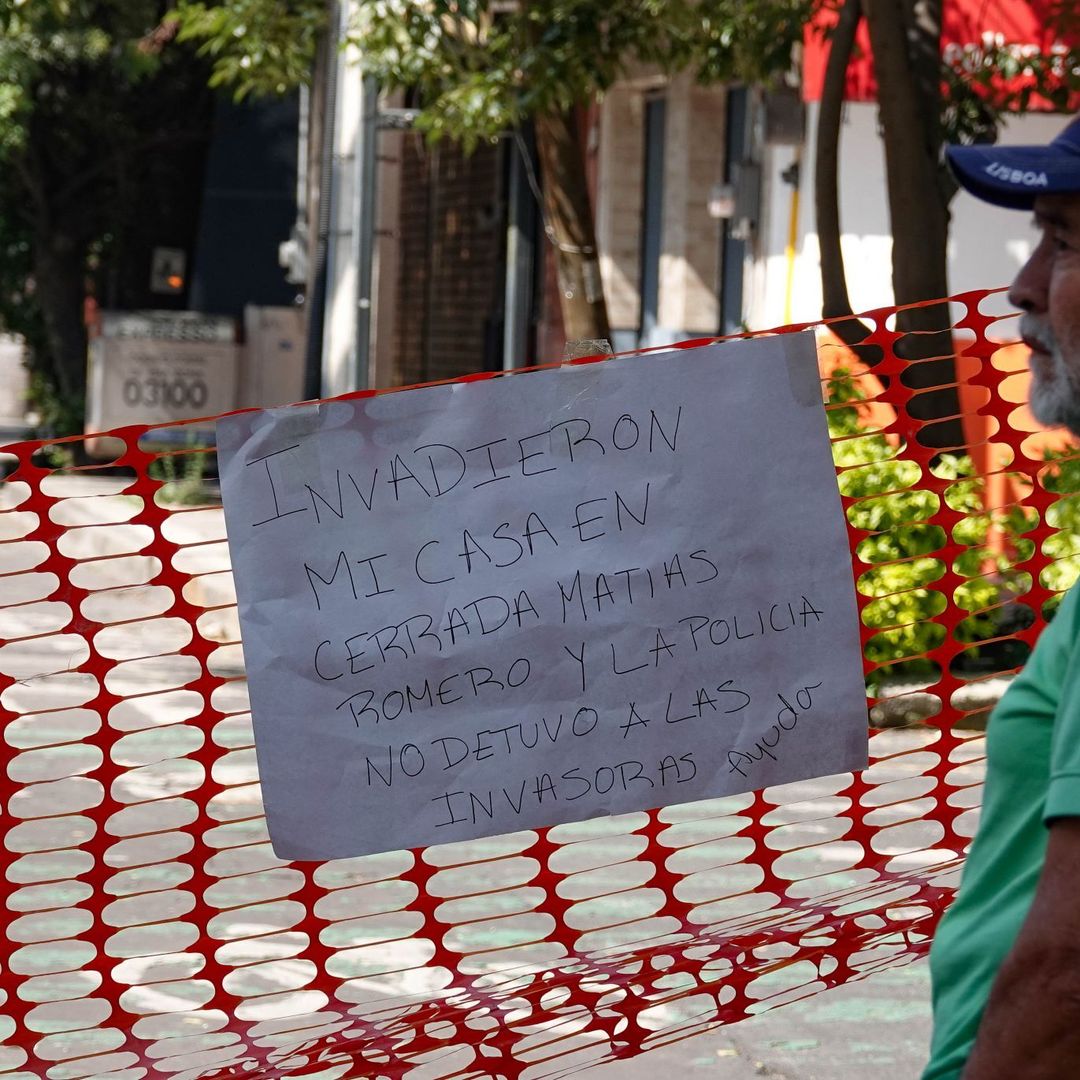 Bloqueo por despojos en la alcaldía Benito Juárez, CDMX