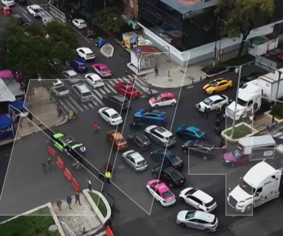 Bloqueo en zona centro de la CDMX
