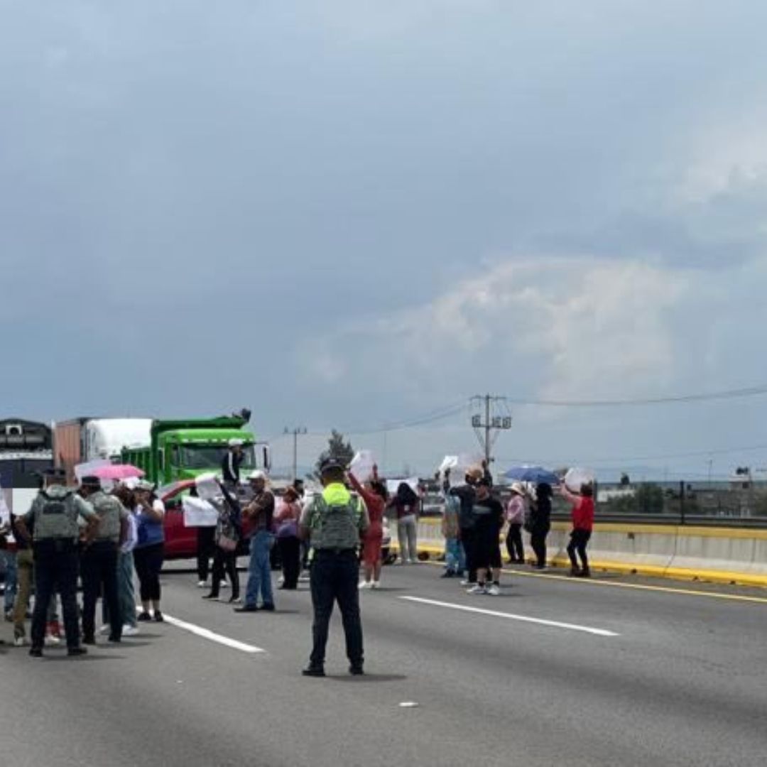 Manifestación Bloqueo Circulación Autopista México Puebla Casa Justicia San Martín Texmelucan