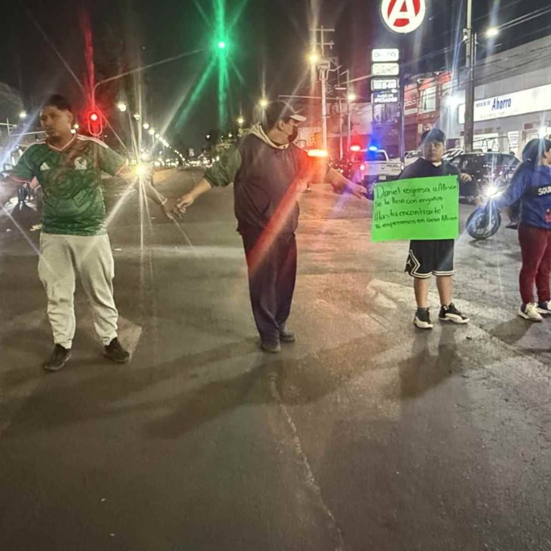Bloqueo esta noche por desaparición de la menor Allison en Iztapalapa