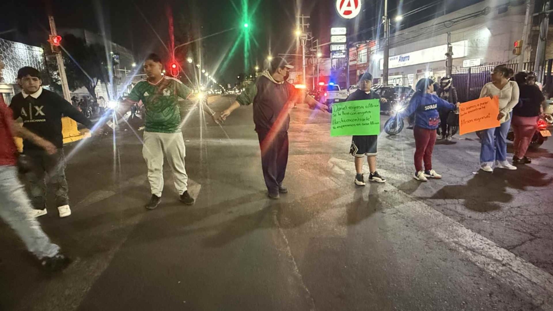 Bloqueo esta noche por desaparición de la menor Allison en Iztapalapa