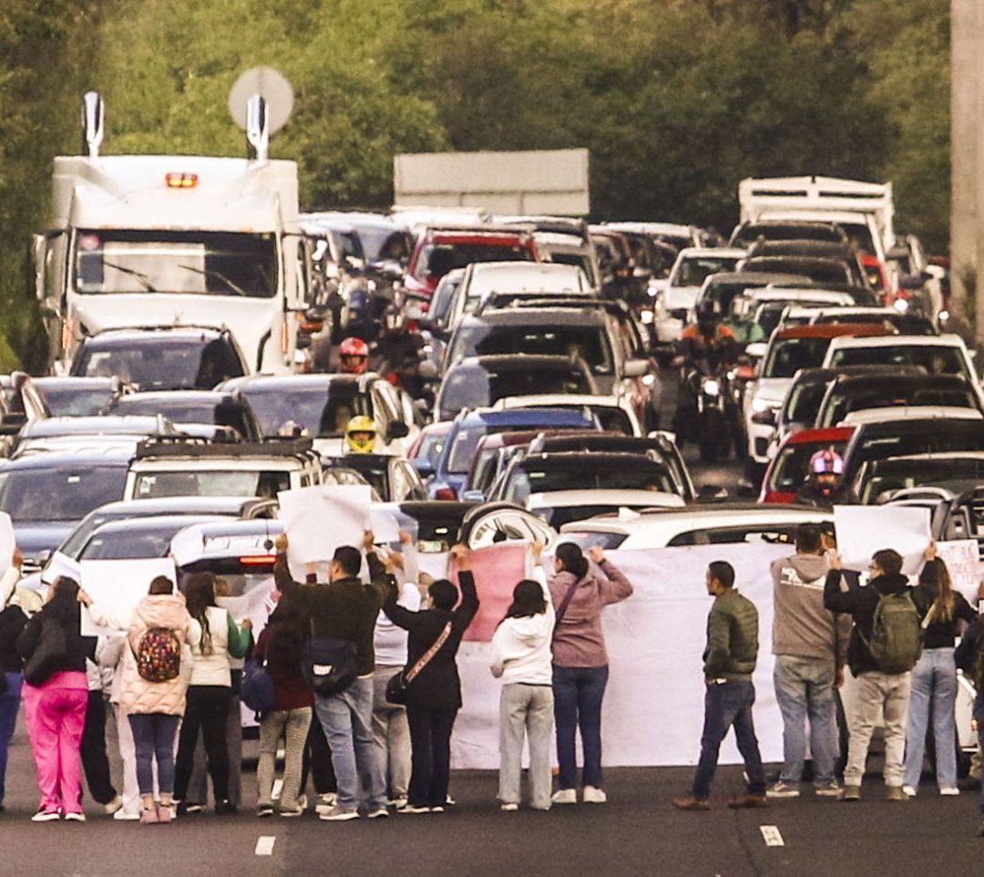 Bloqueo en Periférico Sur CDMX