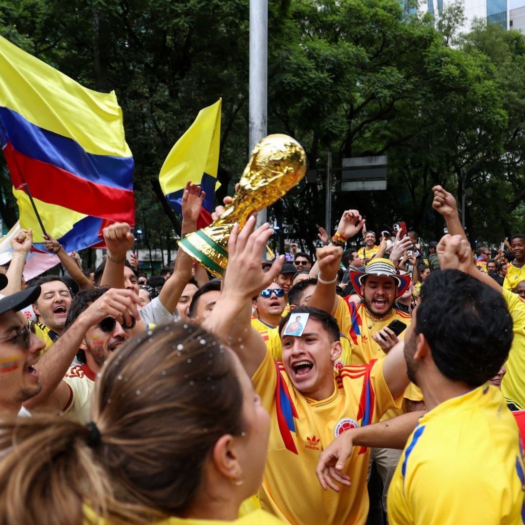 Aficionados de la Selección Colombiana