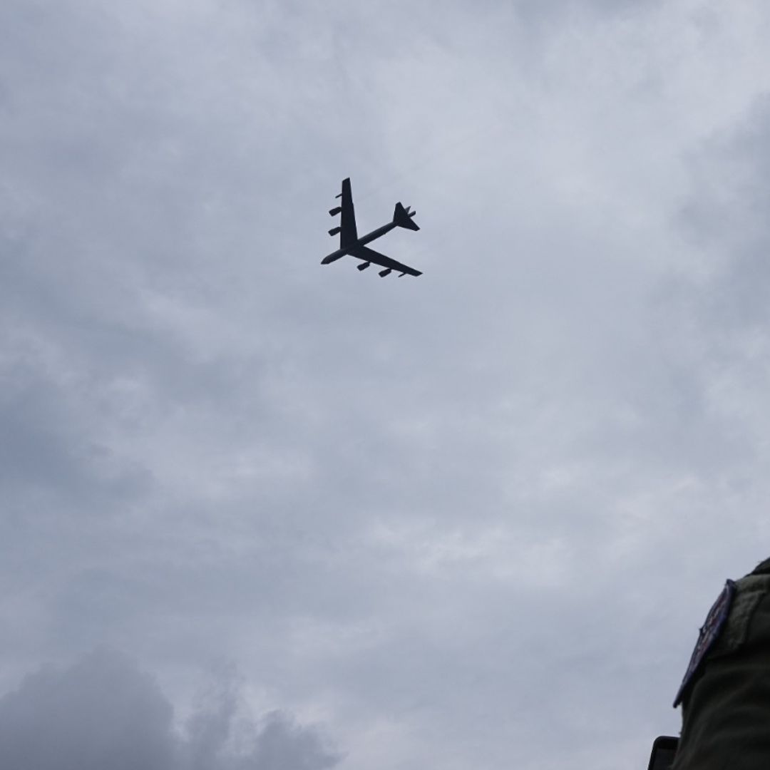 Bombardero B-52 del Escuadrón de Bombardeo de la Base Aérea de Barksdale, en Luisiana, EUA