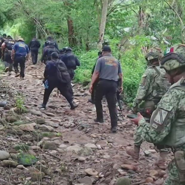 Elementos de seguridad durante operativo.