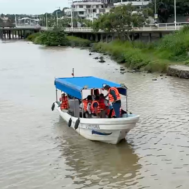 Continúa búsqueda de joven desaparecido en el río Tuxpan.