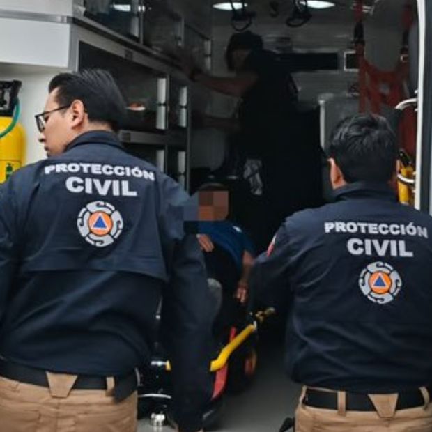 Caída Mujer Tercera Edad Lesionada Unidad Transporte Público Circuito Interior Norte C Puebla