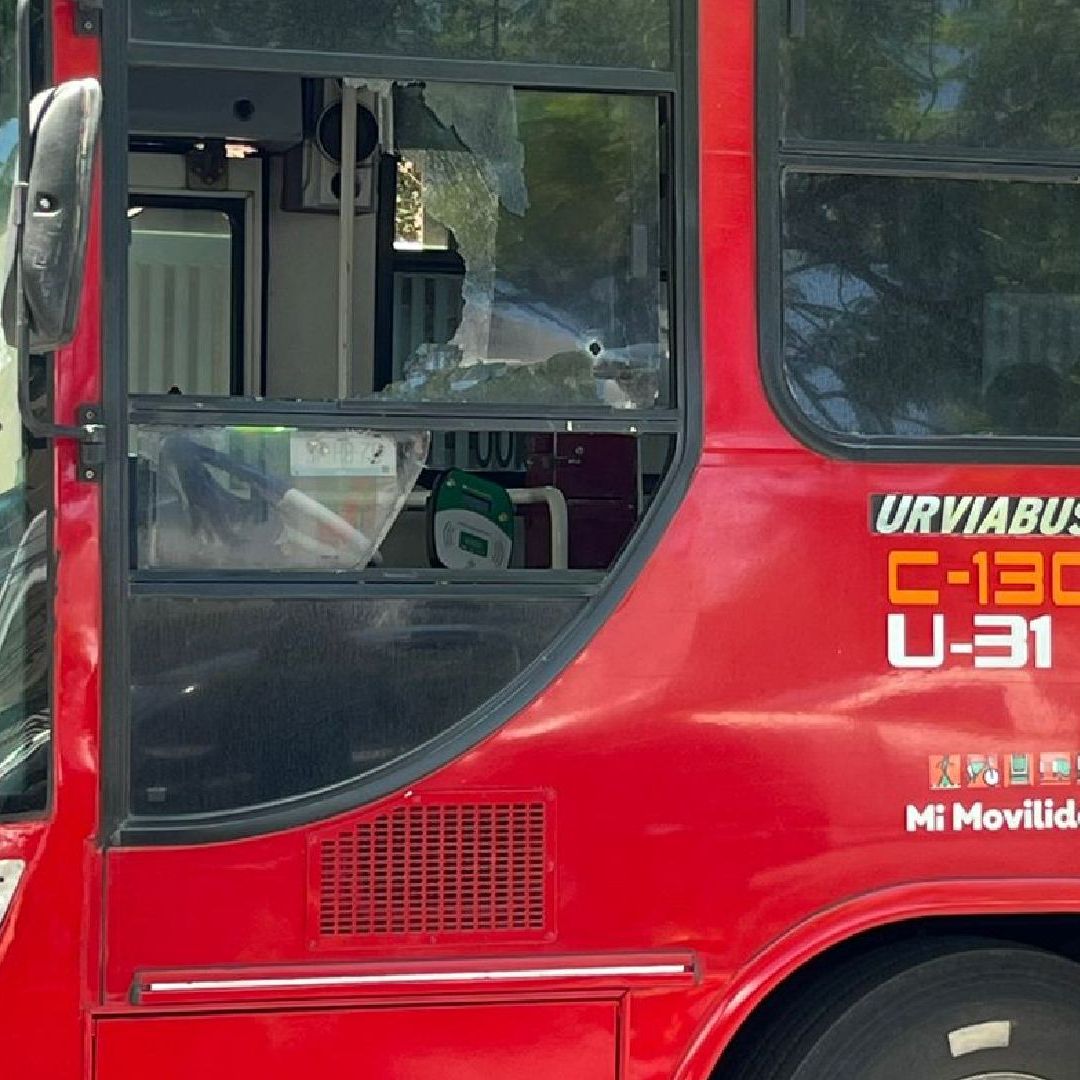 Camión baleado