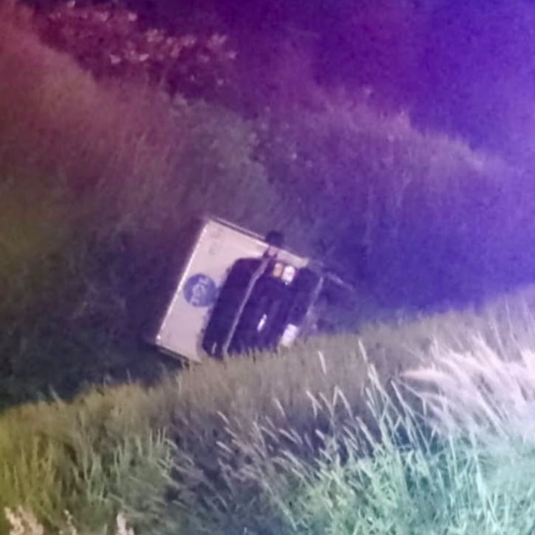 Accidente de camioneta en el Periférico Ecológico de Puebla.