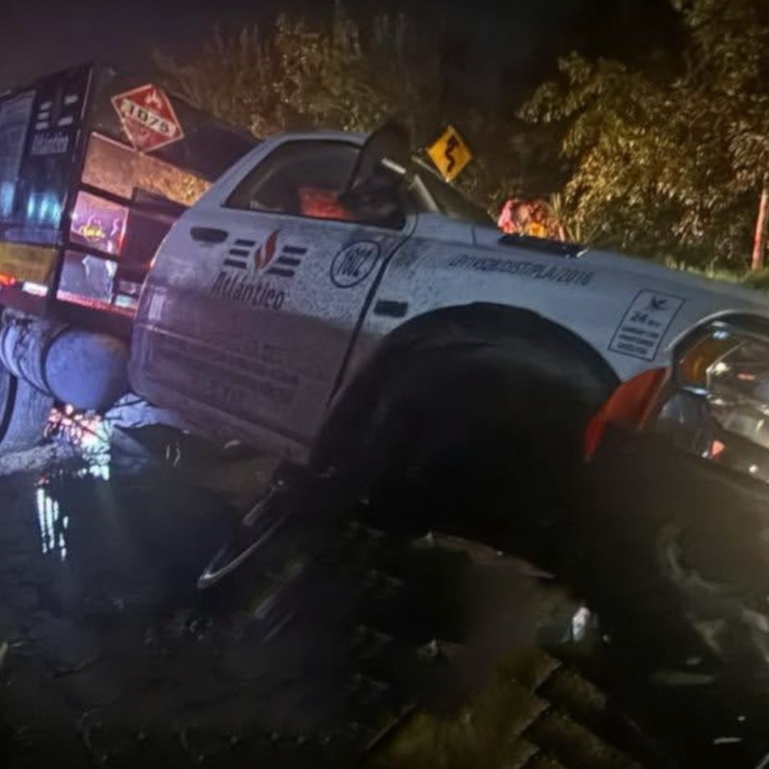 No se reportaron personas lesionadas después del accidente.