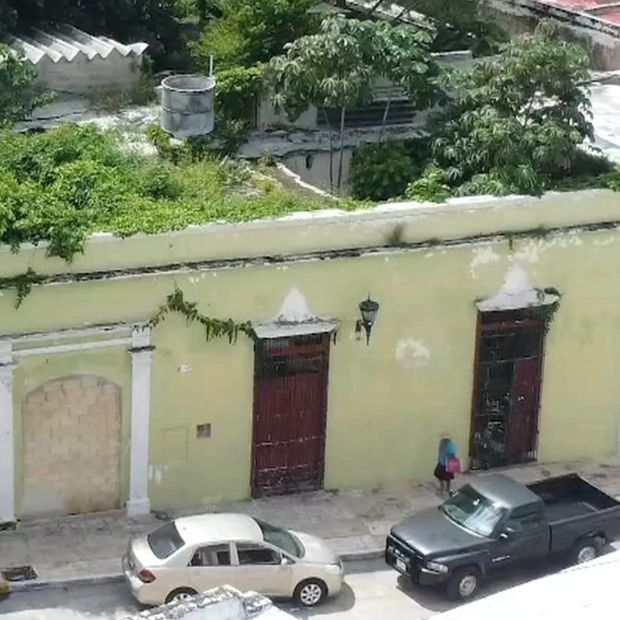 Casa en deterioro en Campeche.