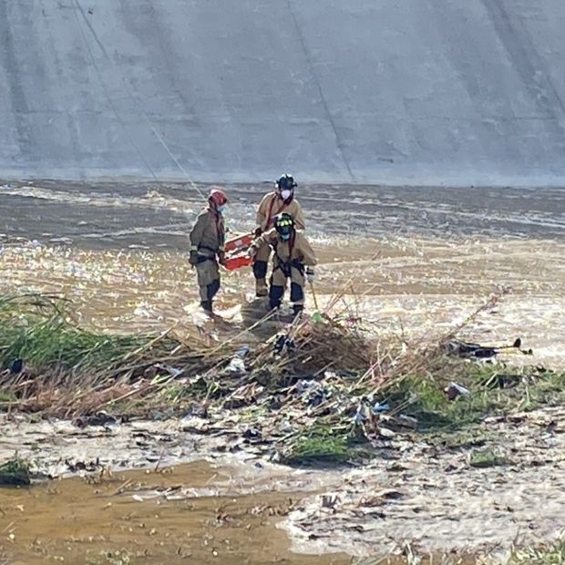 Localizan Hombre sin Vida en la Canalización del Río Tijuana