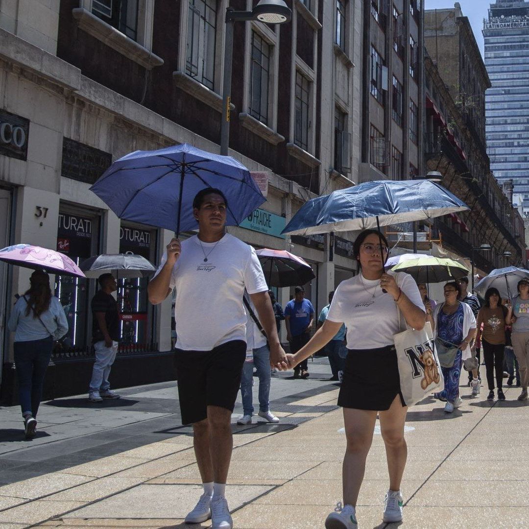 Calor en la zona centro de la CDMX