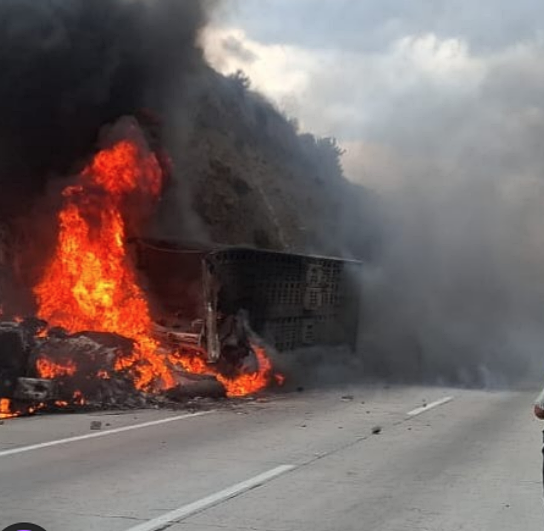 Accidente en el Libramiento Norte, en Hidalgo, el 26 de mayo de 2026.