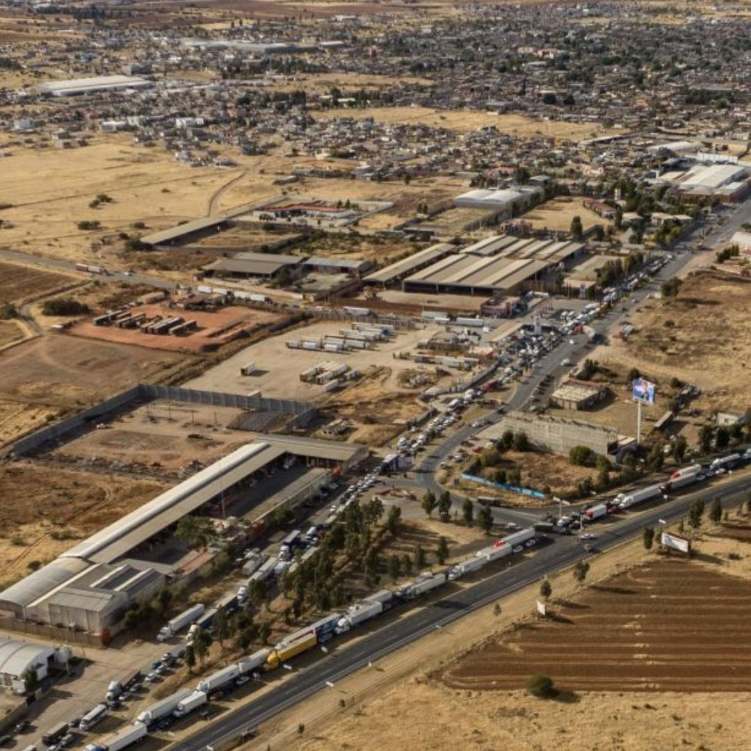 Carreteras cerradas en México.