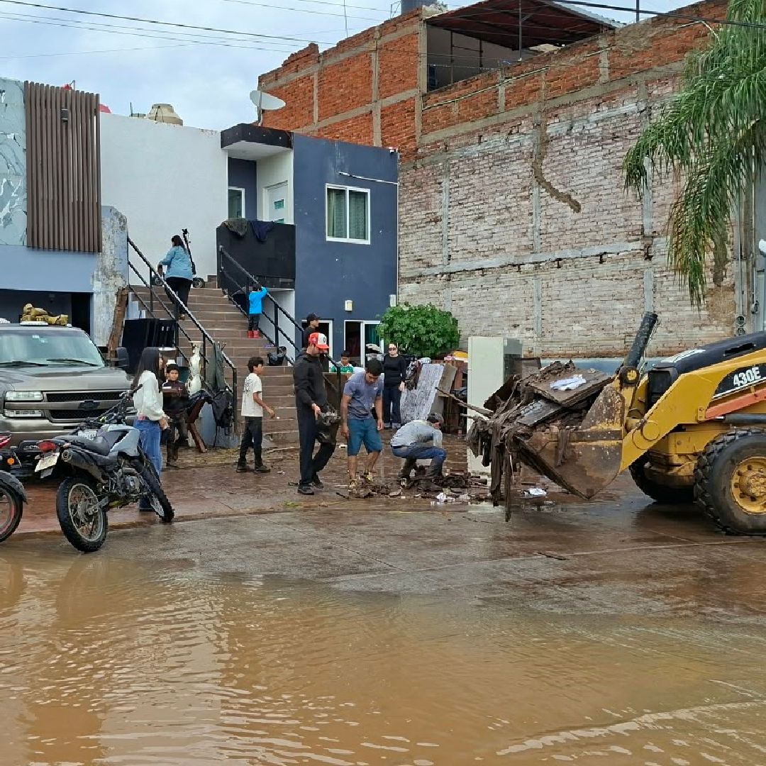 Casas inundadas