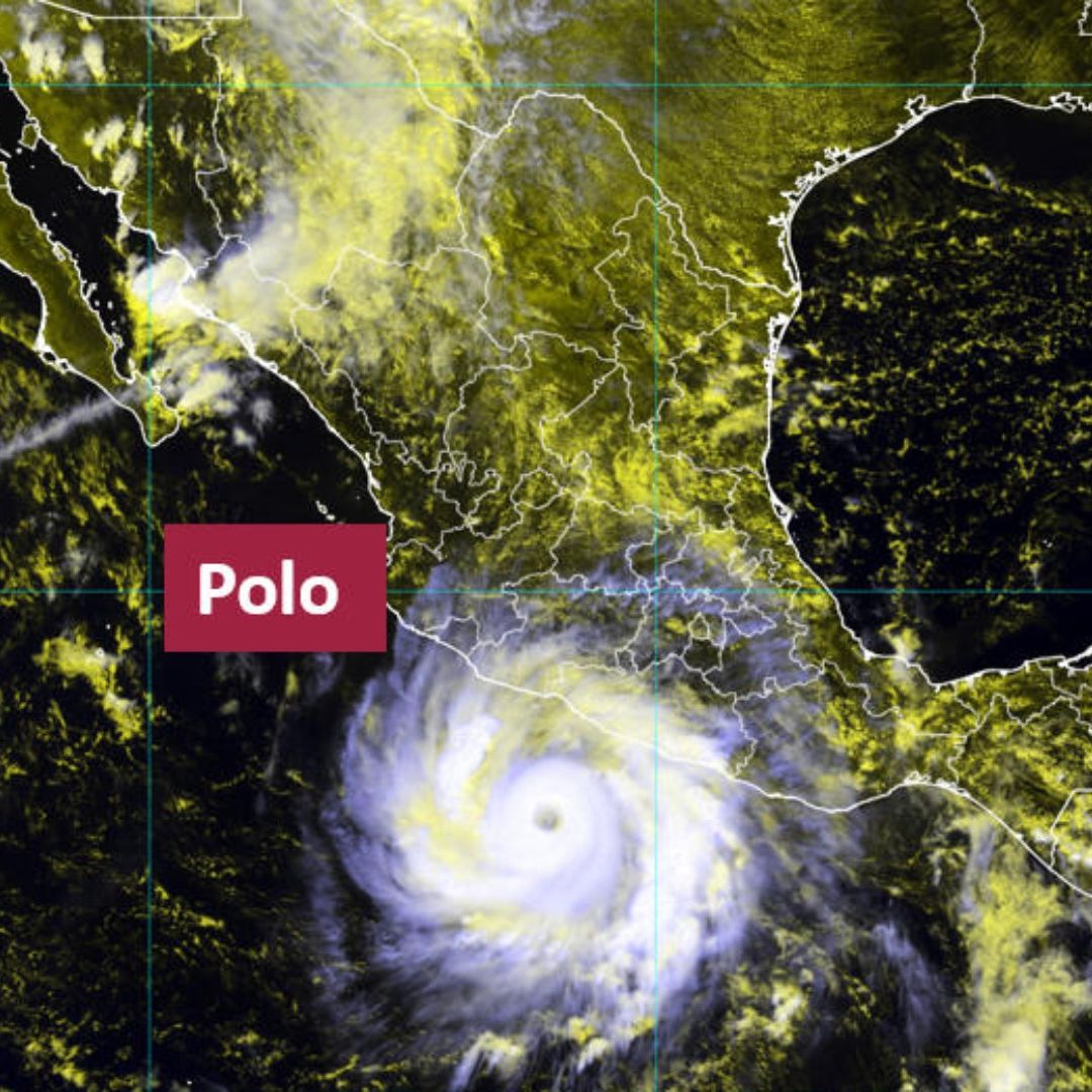 Conoce De Qué Categoría Sería el Huracán Polo Cuando Toque Tierra en México
