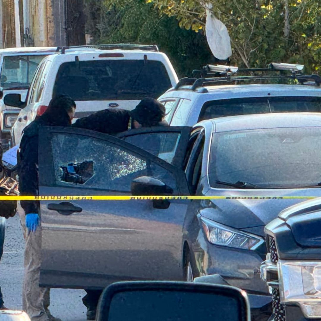 Durante el cateo fue asegurado un vehículo que presuntamente habría sido utilizado en un homicidio
