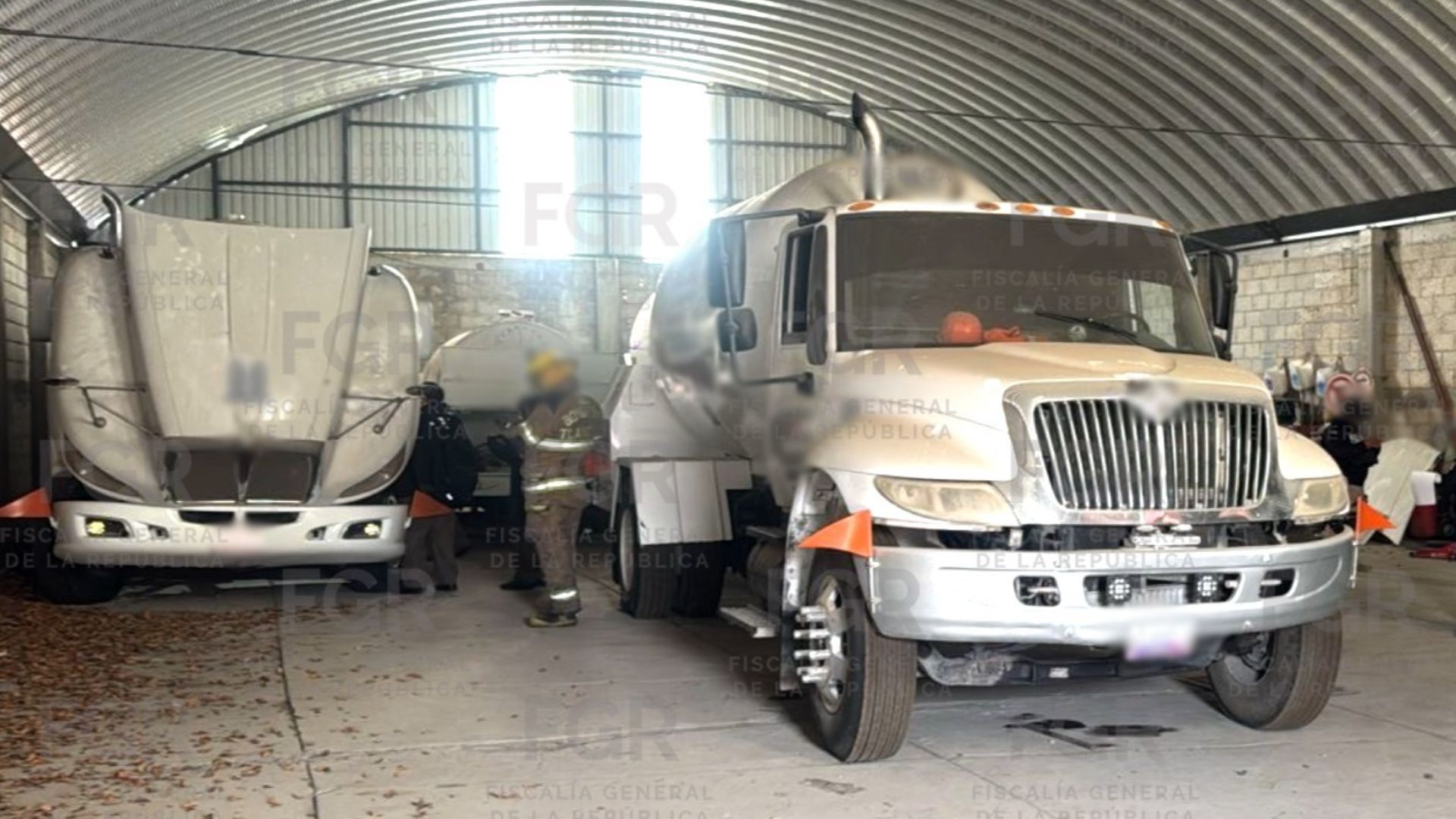 Asegurados 28 Mil Litros Gas Cuatro Pipas Cateo Colonia Santa María Texcalac Apizaco Tlaxcala
