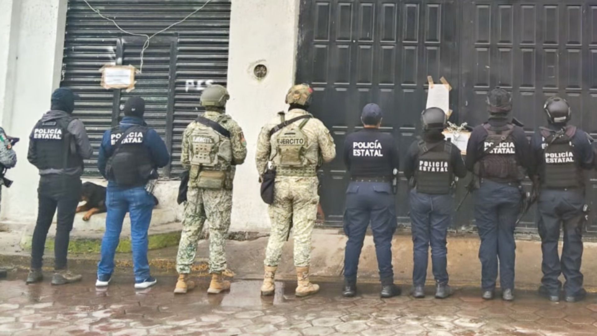 Ocho Detenidos Cateo Inmueble Droga Armas de Fuego Xicohtzinco Tlaxcala