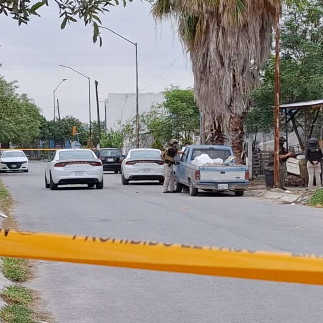 Acordonamiento por cateo en Cadereyta, NL
