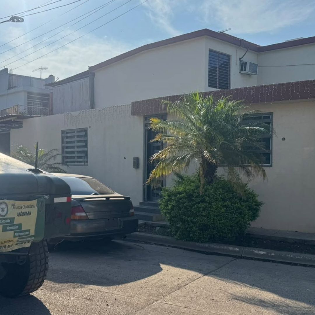 Así quedó la casa del director de Grupo Adiscusión en Culiacán, Sinaloa