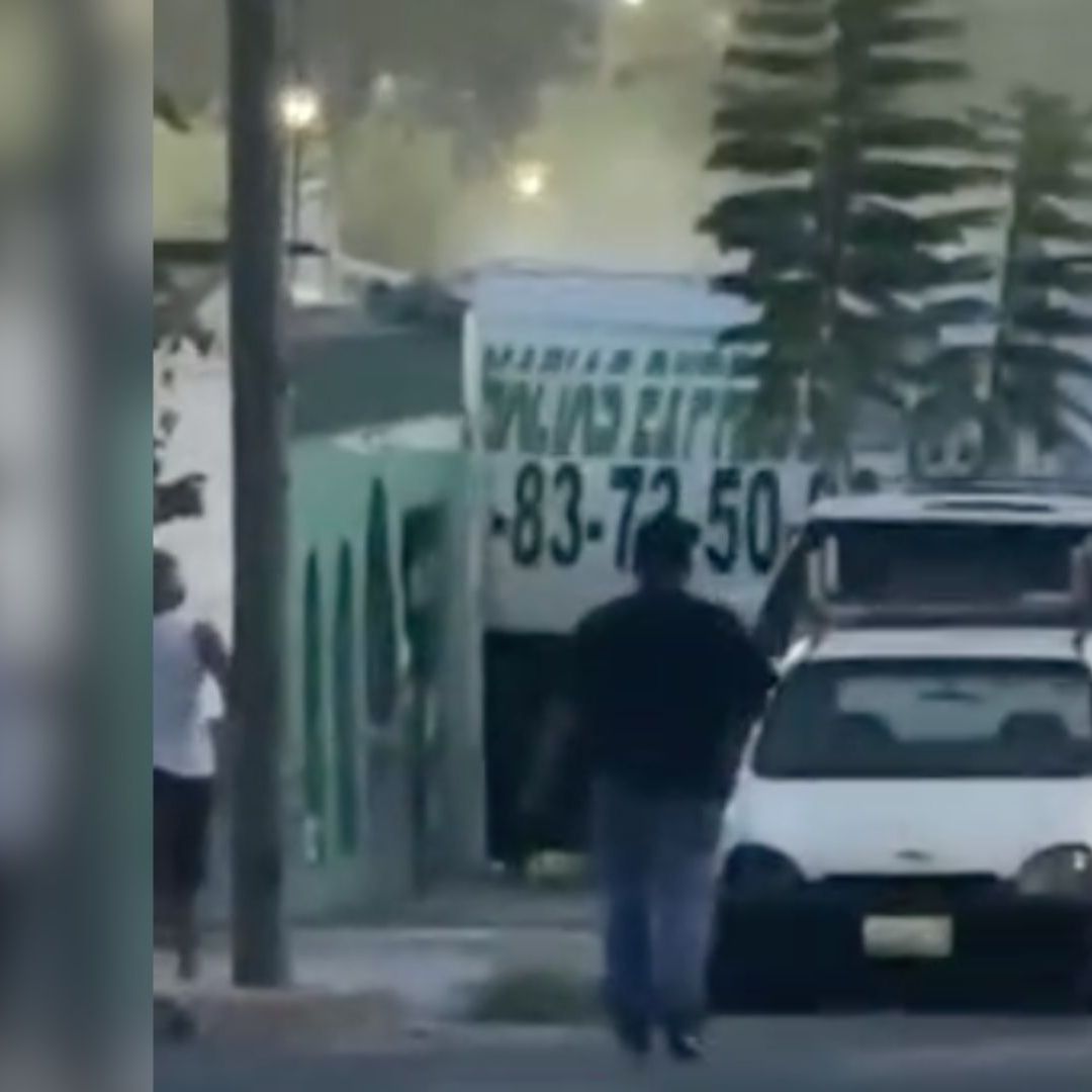 Choque camión basura