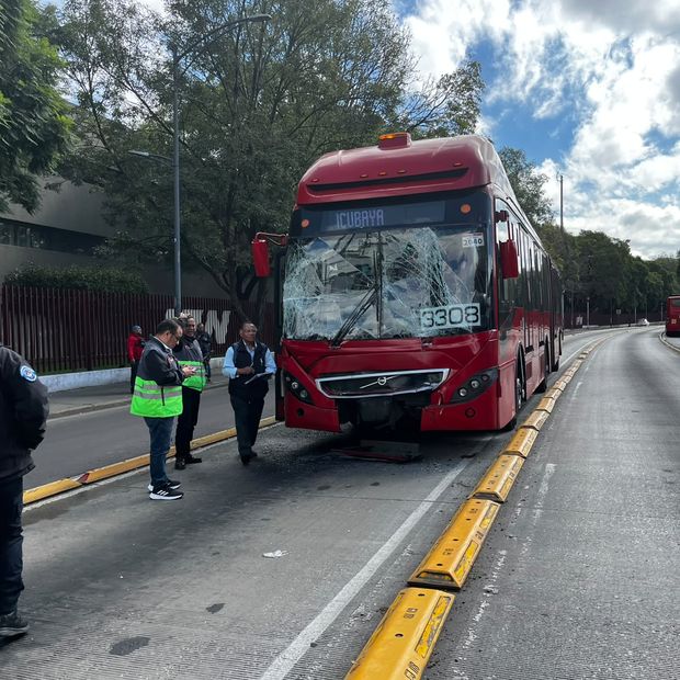 Choque del Metrobús