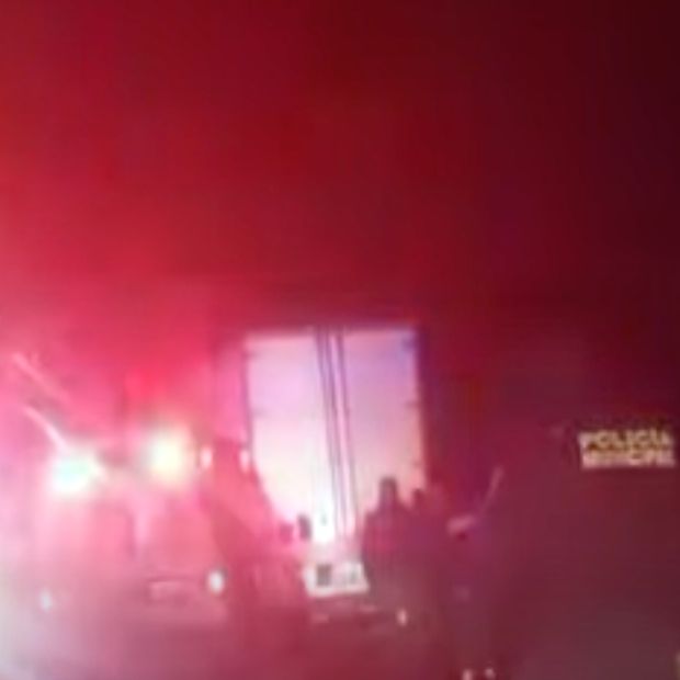 Accidente Choque Dos Tráileres Camioneta Cierre Carretera El Seco Esperanza Puebla
