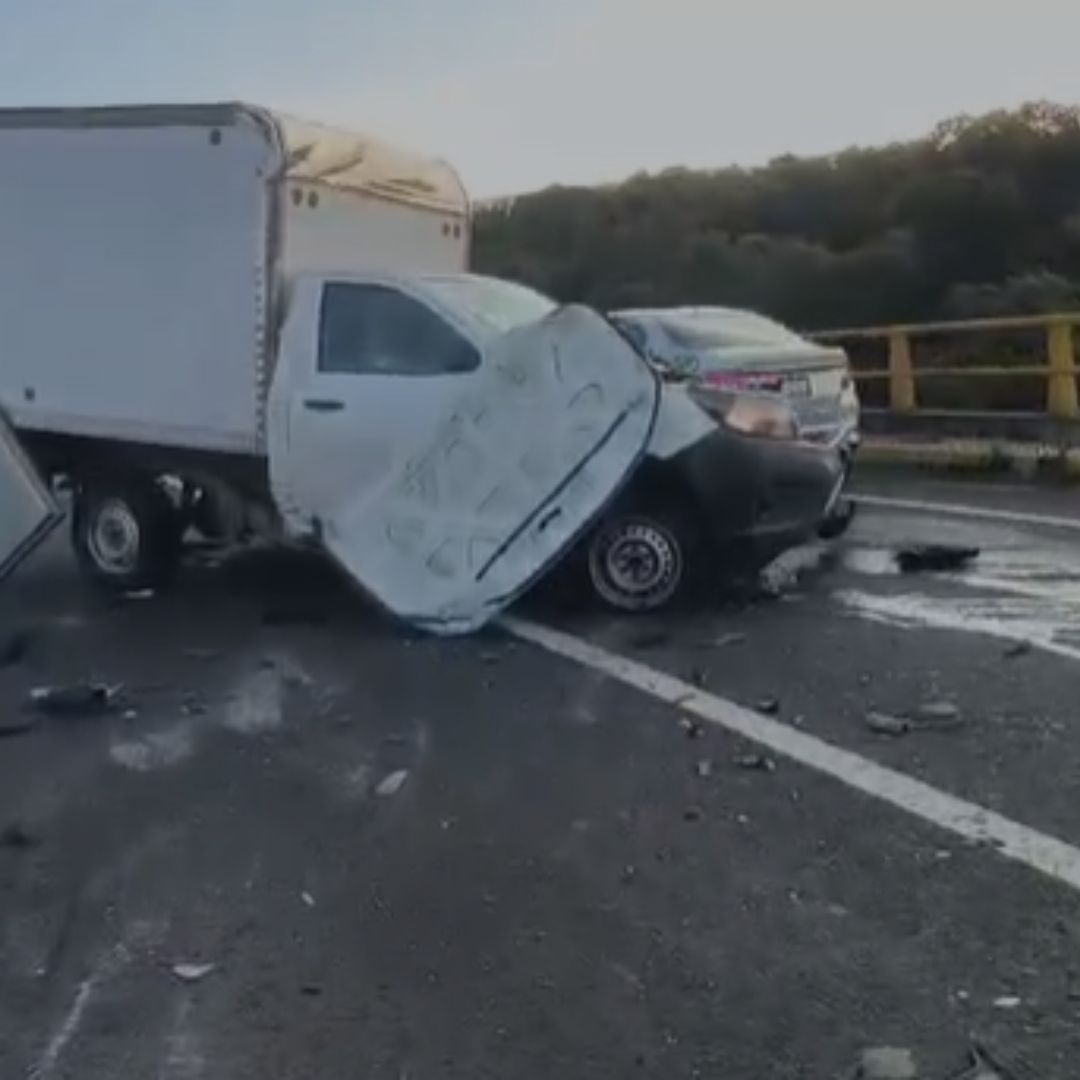 Accidente Choque Múltiple Periférico Ecológico Colonia Bosques de Chapultepec Puebla