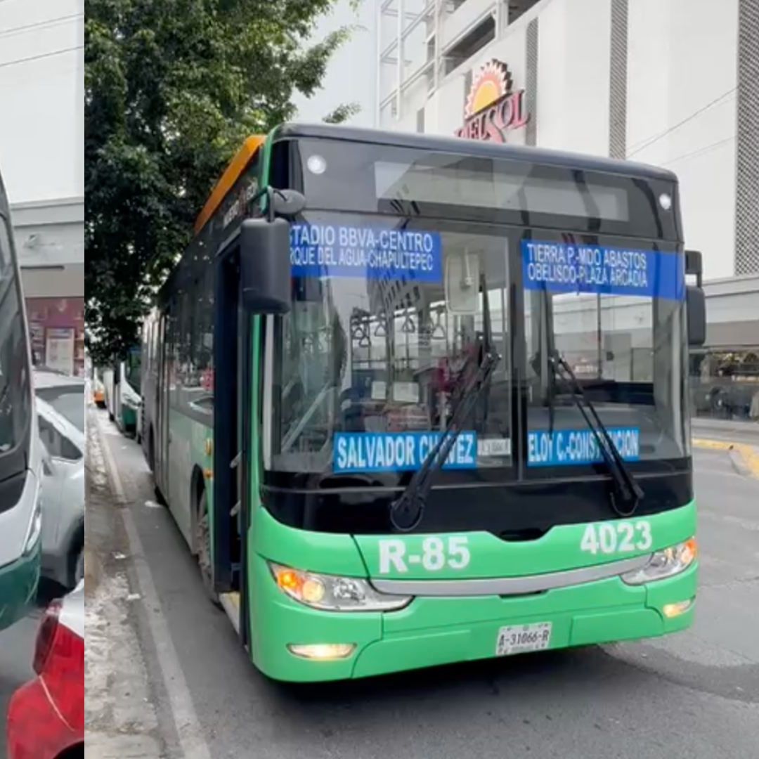 Choque entre rutas urbanas
