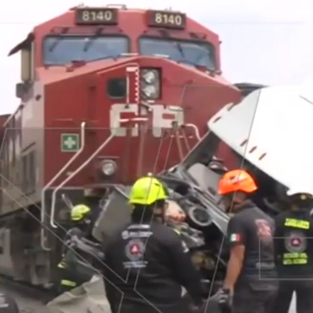 Choque de tren con trailer
