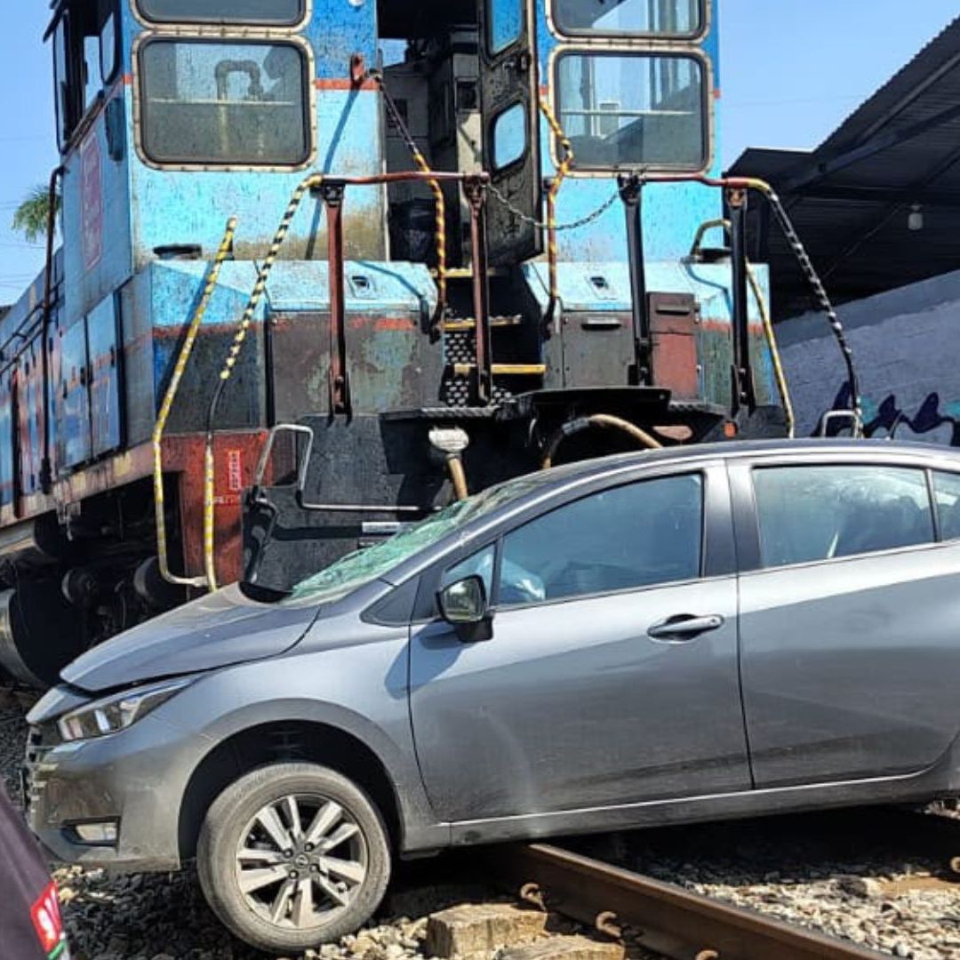 Choque tren en San Nicolás