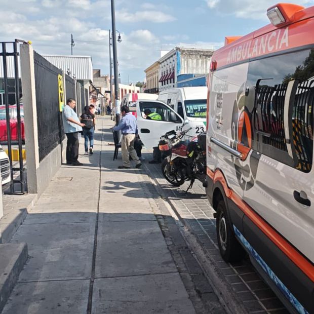 Accidente Choque Dos Unidades Transporte Público Cuatro Lesionados Centro Histórico Puebla