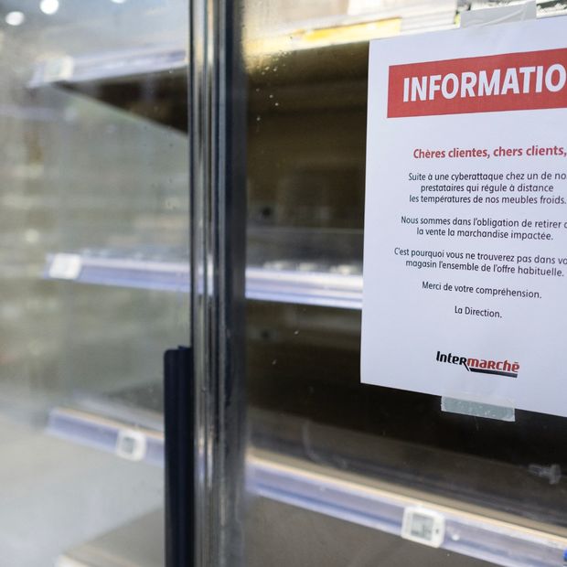 Ciberatque en supermercados de Francia
