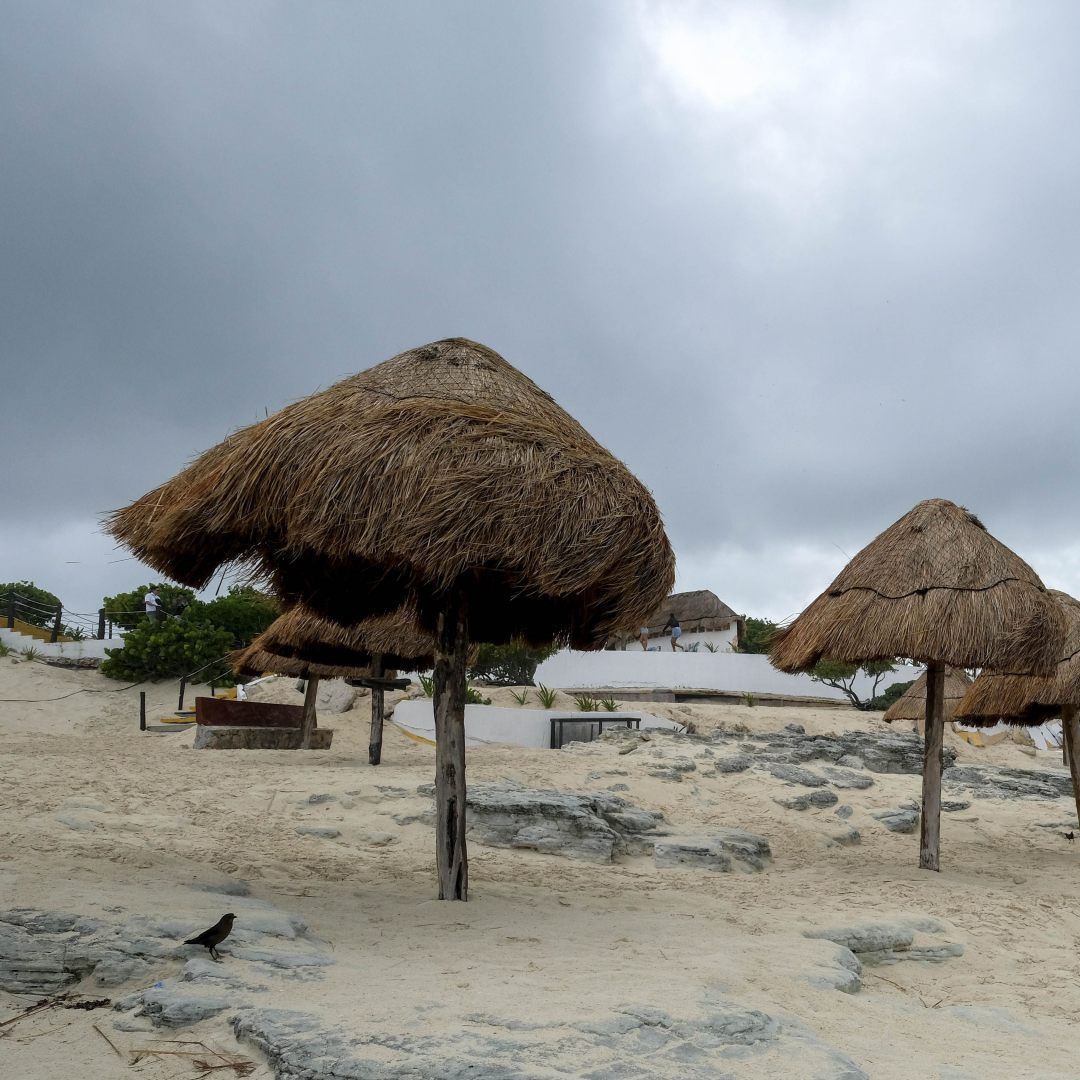Cielo nublado en Cancún por la tormenta tropical Helene en septiembre de 2024. Foto: Cuartoscuro | Archivo