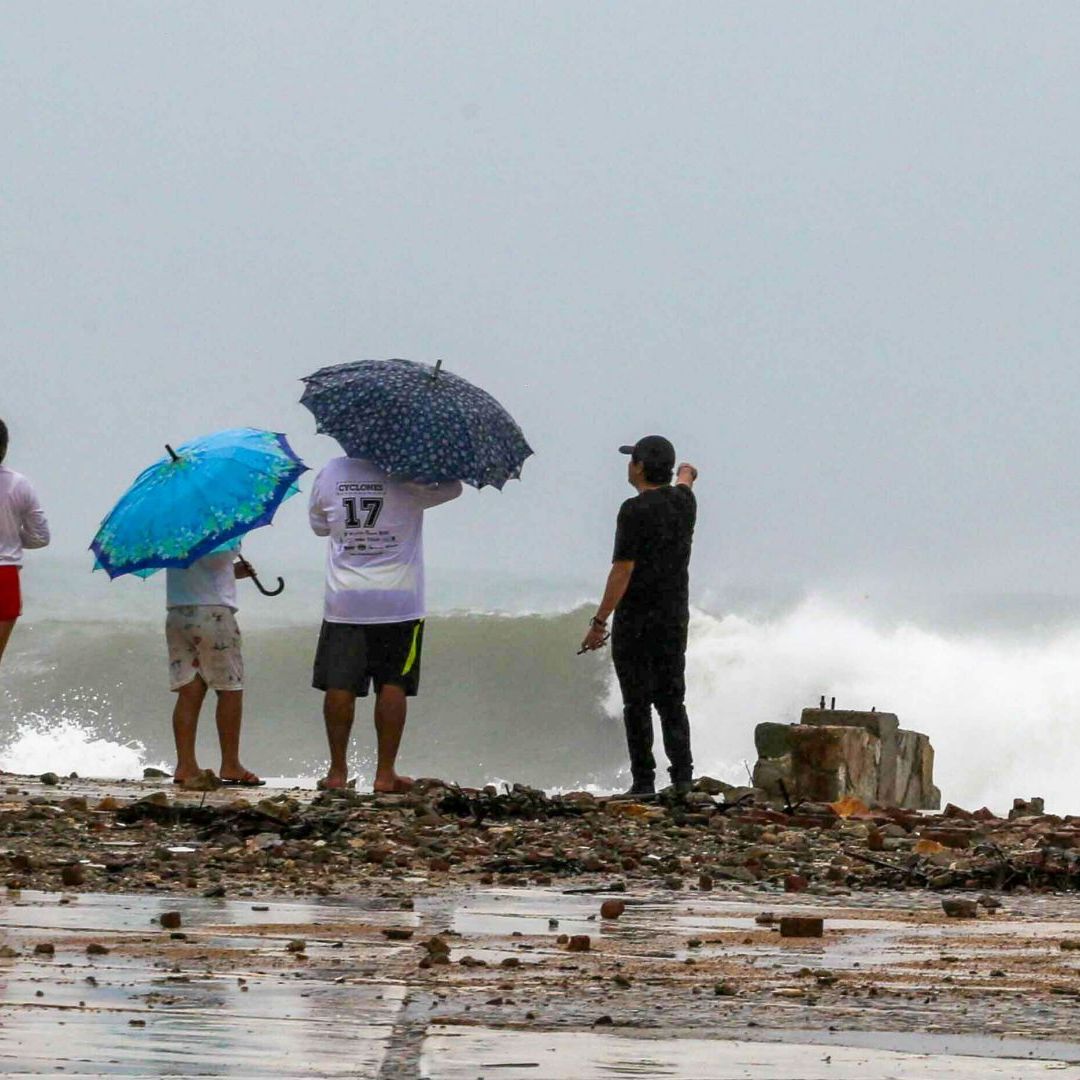 Marejada en Acapulco, Guerrero, por el huracán Polo en septiembre 2026. Foto: Cuartoscuro | Archivo