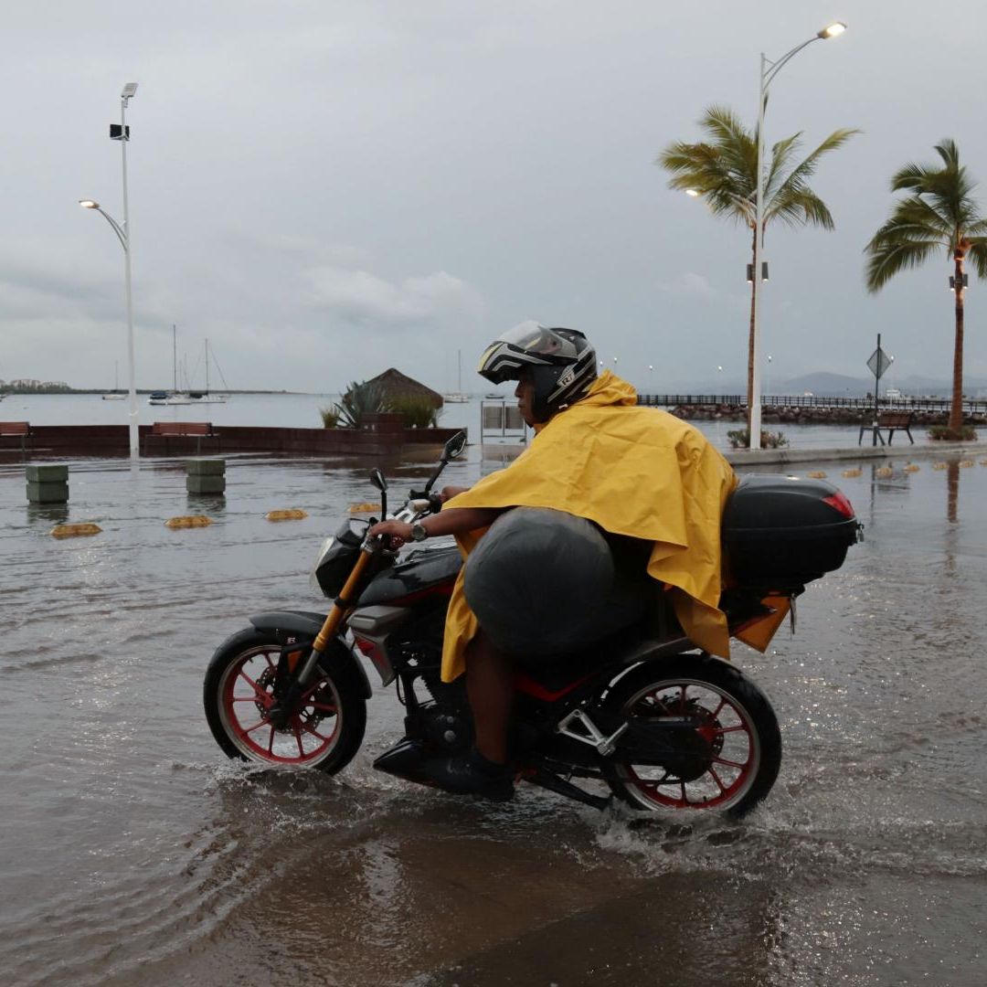 Efectos del huracán Lorena en Baja California Sur en septiembre 2025. Foto: Cuartoscuro | Archivo